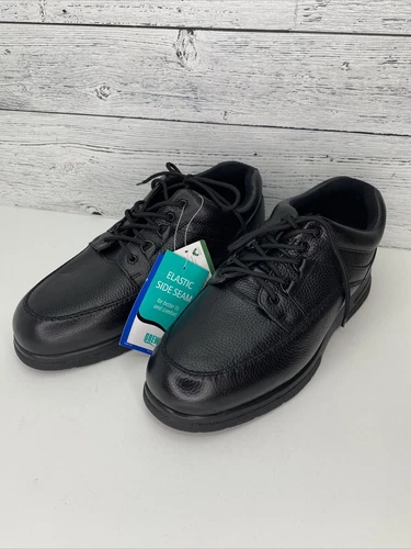 Drew Shoes Traveler 40973-14 Men's Black Casual Shoe Size 11W NEW Tags Leather