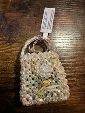 Disney Tinker Bell Purse Keychain Beaded