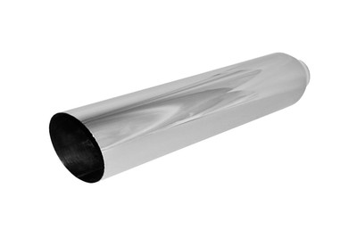 Brand New Polished Stainless 15 Degree Angle Cut Exhaust Tip 2.5'' In 4''Out 18''L