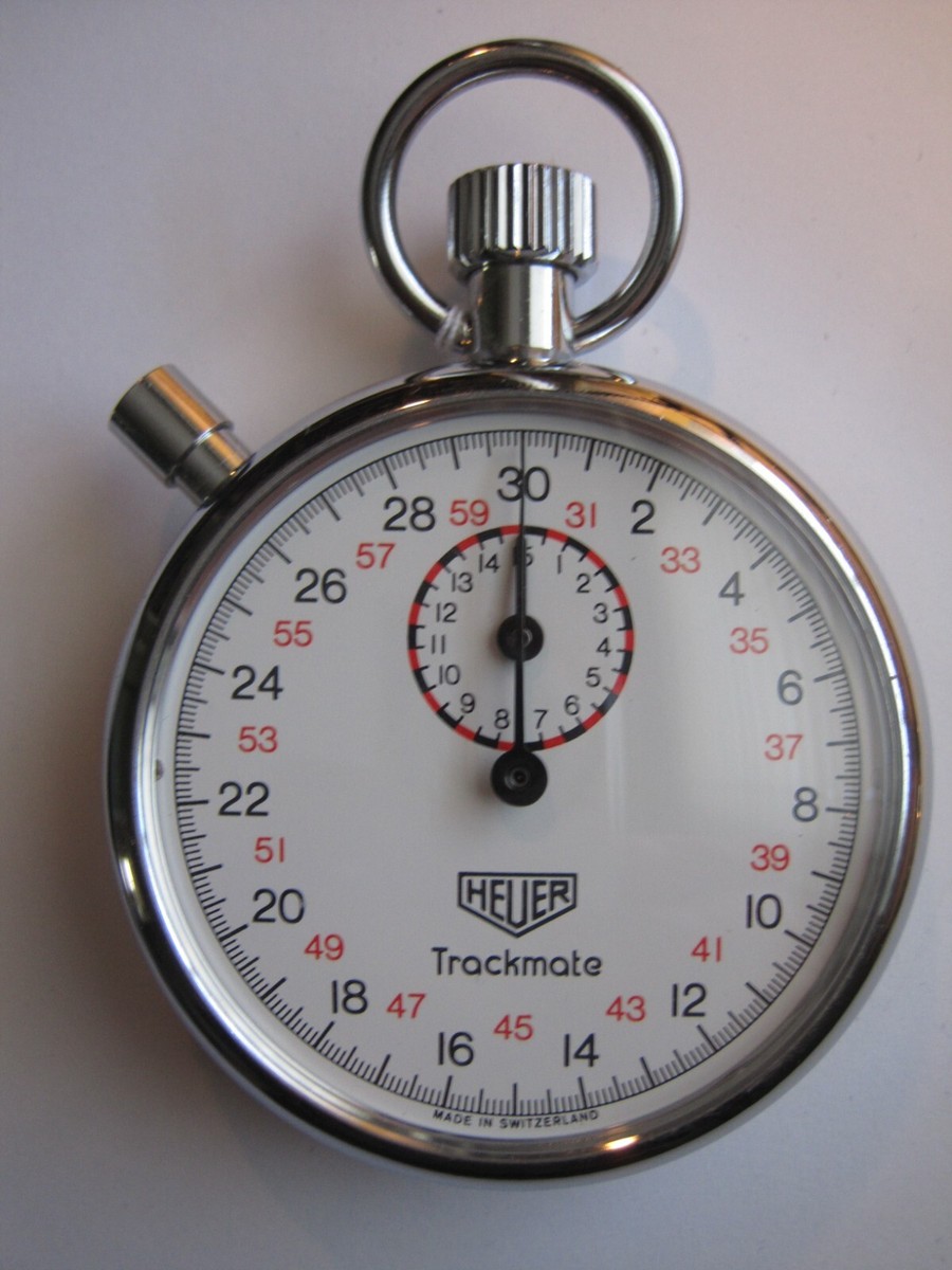 HEUER TRACKMATE STOPWATCH PANEL Porsche Jaguar Morgan Lotus