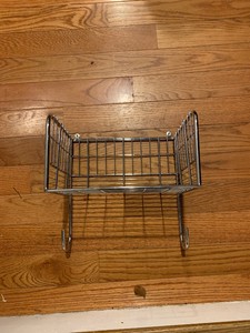 Pottery Barn Chrome Ironing Board Hanger Hook Wall Rack Nwot Ebay