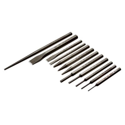 Select 61040 Punch and Chisel Set 12-Piece black one size | eBay