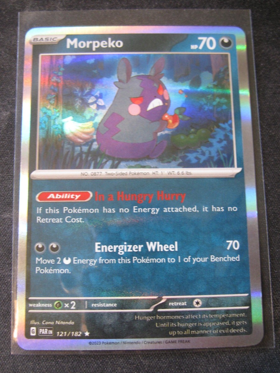 MORPEKO 2023 Pokemon Scarlet and Violet Paradox Rift #121 HOLO