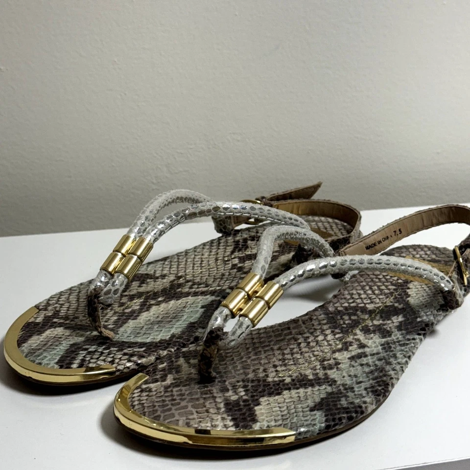 Sandalia Tanga Archer Mujer Dolce Vita Talla 7.5 Estampado Serpiente Foto 4 de 4