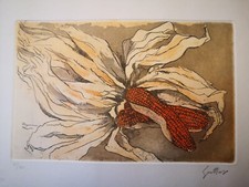 Renato Guttuso - Natura Morta - acqua forte acquatinta