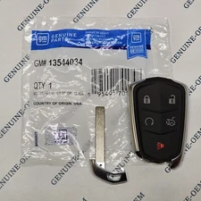 2015-19 Cadillac ATS CTS XTS Remote Smart Key Entry Fob Transmitter 13544034 OEM