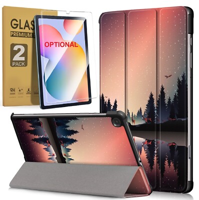Trifold Stand Folio Cover for Samsung Galaxy S6 Lite Tablet Case 2024/2022/2020