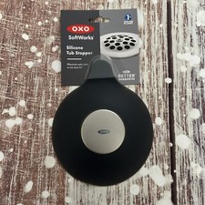 OXO SoftWorks Silicone Tub Stopper Gray