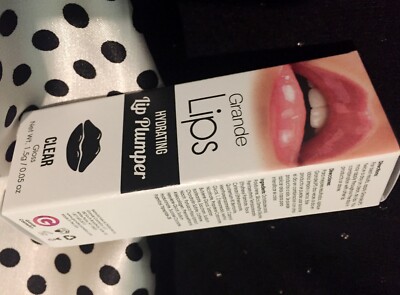 Grande Lips Hydrating Lip Plumper CLEAR Gloss Instant Plump Womens 1.5g New