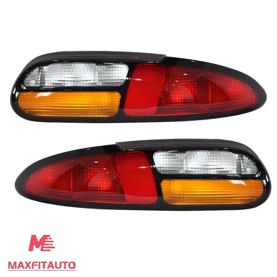 Rear Tail Lights Pair Four Bulb Holes For 1993-2002 Chevrolet Camaro Z28 SS 2Pcs - Imagem 3 de 4