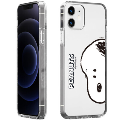 Snoopy Big Face Clear Jelly Case for Galaxy Note20 Note10 Plus Ultra Korea made