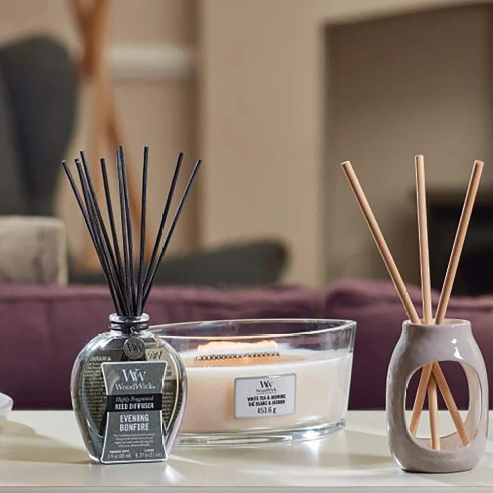 Ellipse bougie parfumée avec mèche qui crépite Thé blanc & Jasmin Temps de co... - Photo 4/4