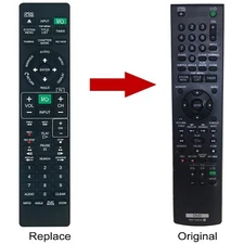 RMT-D257A Replacement Remote for Sony DVD Recorder RDR-GX380 RDRGX380 RDR-GX257