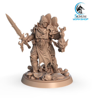 Templer Ritter Dämonenjäger - Signum Spiele - Fantasy Dungeons and Dragons Mini