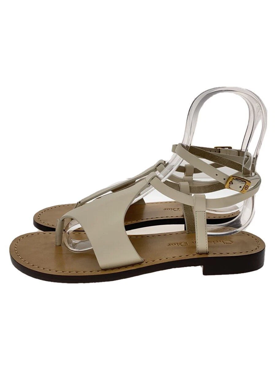 Sandales Christian Dior 37 blanches occasion