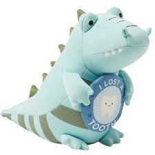 Pillowfort Kids Plush Milestone Alligator/Dinosaur I Lost a Tooth 1 PK