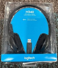 NEW Logitech H340 USB Computer PC Headset w/Noise Cancelling Microphone