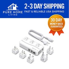 All-in-One Universal Voltage Converter for Hair Tools  Travel Devices - Compact