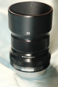 Fujifilm XF 50mm F2 R WR Lens - Hood Caps CPL Filter – No Box - Excellent Condit