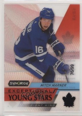 2020-21 Upper Deck Synergy Exceptional Young Stars Black 76/99 Mitch Marner 0q5