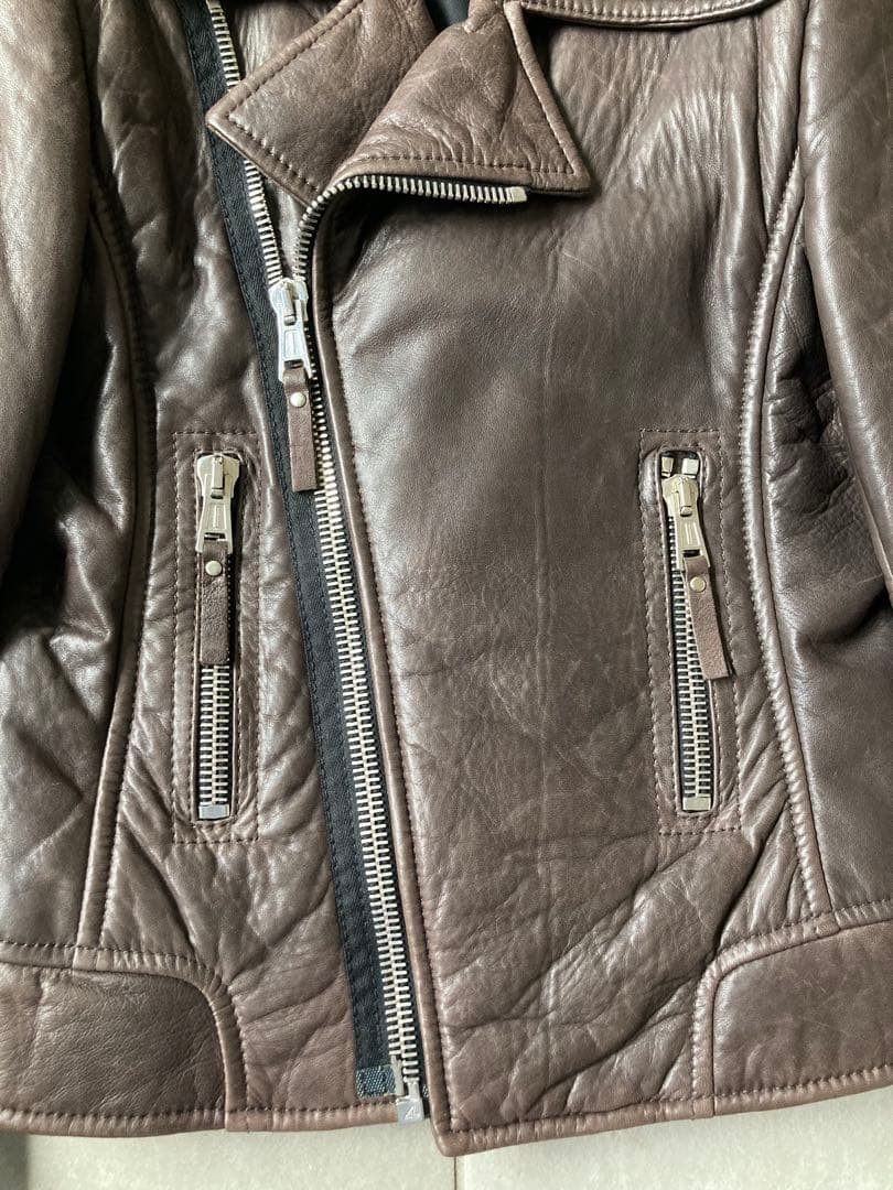 USED [BEAUTIFUL CONDITION] BALENCIAGA LEATHER JACKET RIDERS ACCEPTABLE thumbnail 5