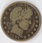 VG 1897 O Barber Quarter