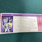 Transformers Decepticon Soundwave Weapons Accessories And Spec Card Only