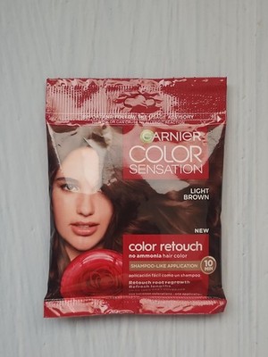 Garnier Color Sensation Color Retouch Permanent Hair Color, Light Brown