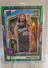 24-25 Panini Donruss Optic - Rookie Devin Carter #290 Green Seismic Prizm (RC)