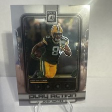 2025 Donruss Optic #4 Josh Jacobs Play Action