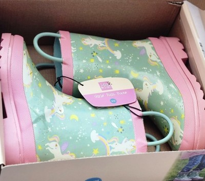 Lily And Dan Girls Rain Boots Unicorn9/10