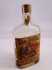 Antique 1916 Van Hook Old Fashion Fire Copper Whiskey Bottle Cynthiana KY EMPTY