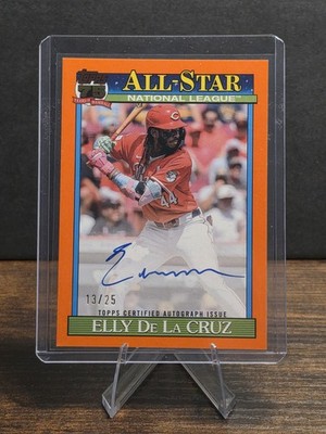 Topps 2026 Series 2 Elly De La Cruz 1991 All-Stars Auto /25 #91AS-ED Reds