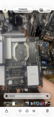 GIGABYTE B550 VISION D-P AM4 ATX Motherboard Creator Board USB-C Thunderbolt