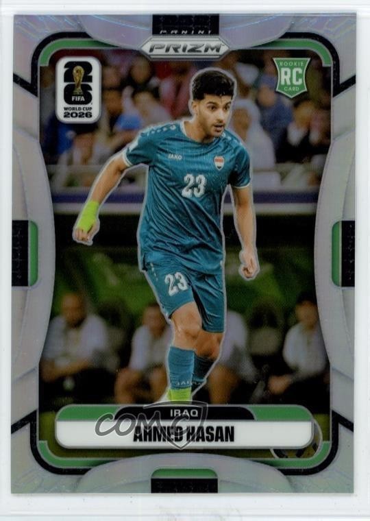 2026 Panini Prizm FIFA World Cup Silver Prizm Ahmed Hasan #459 1se7