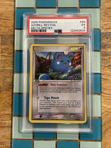 Azurill graded PSA 5 for sale on eBay