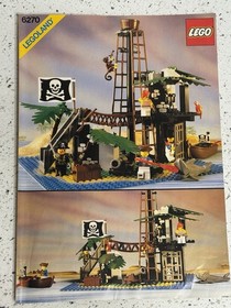 Legoland Pirate System Forbidden Island Vintage Lego Set Missing Figure & Boat