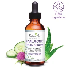 Botanic Spa Hyaluronic Acid Serum With Vitamin C , 1 Oz.