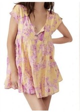 Free People Sully Babydoll Dress Women’s Large Milkmaid Cottagecore Coquette