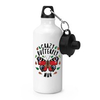 VerrüCkt Schmetterling Mann Stars Sports Wasserflasche Tier Lustig Zelten
