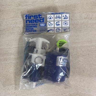 First Need Portable Water Purifier Microfilter Filter Pump Purification System