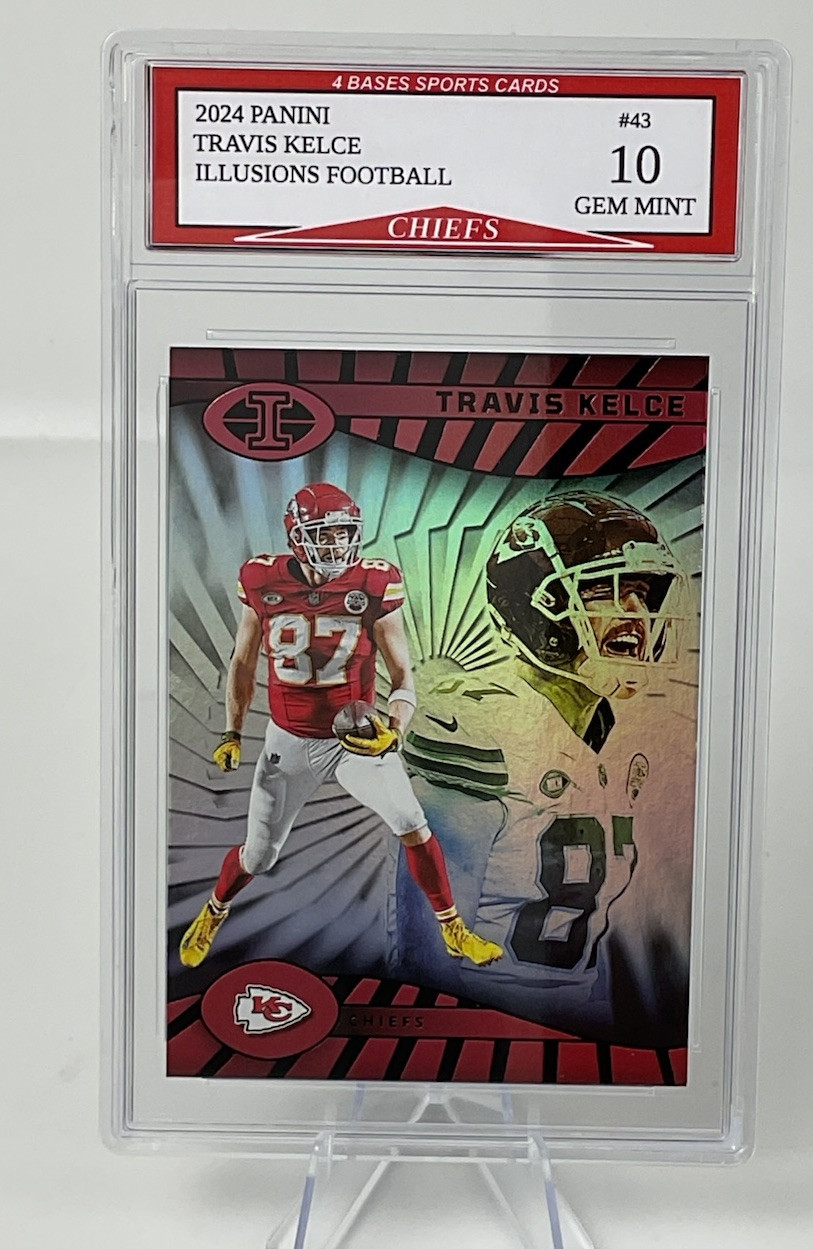 2024 Panini Illusions Patrick Mahomes & Travis Kelce KC Chiefs 2 Card Team Set view 3