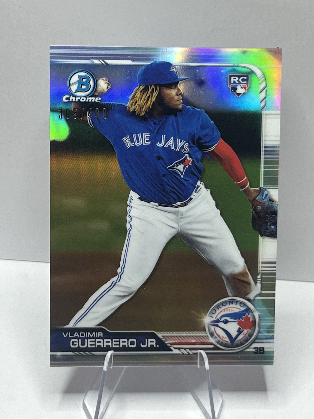 2019 Bowman Chrome Vladimir Guerrero Jr /499 Refractor Rookie Card RC SP