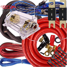Complete 5000W to 9500W Gravity 0 Gauge Amplifier Installation Wiring Kit Amp PK
