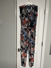 MLLE GABRIELLE Women Dress Romper Pants Small Beach Hawaiian Stretch EUC 40 Bust — photo 4