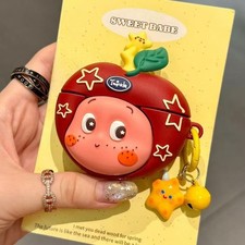 Cute Earphone Case For Apple Airpods 4 1 2 3 Pro Silicone Soft Cover with Charm