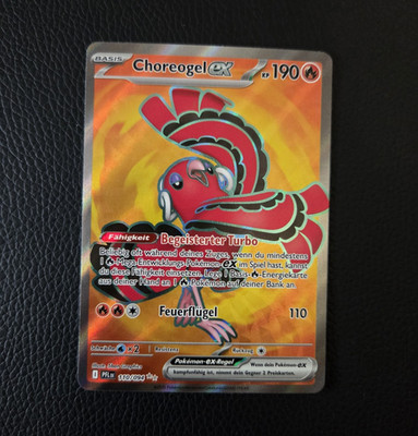 Pokémon TCG Choreogel EX 110/108 Deutsch Evolutions Holo KP 190