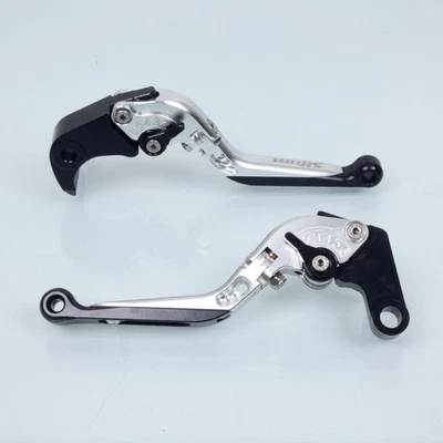 Levier frein droit Sifam pour Moto BMW 1000 S Rr 2009 à 2014 alu CNC noir / - Photo 1/4