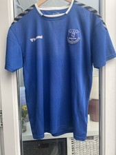 Everton FC Hummel Blue Training Shirt Beecool Technology Size Large