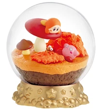 RE-MENT Kirby Terrarium Pupupu Seasons Mini Figure Toy - Fallen Leaves
